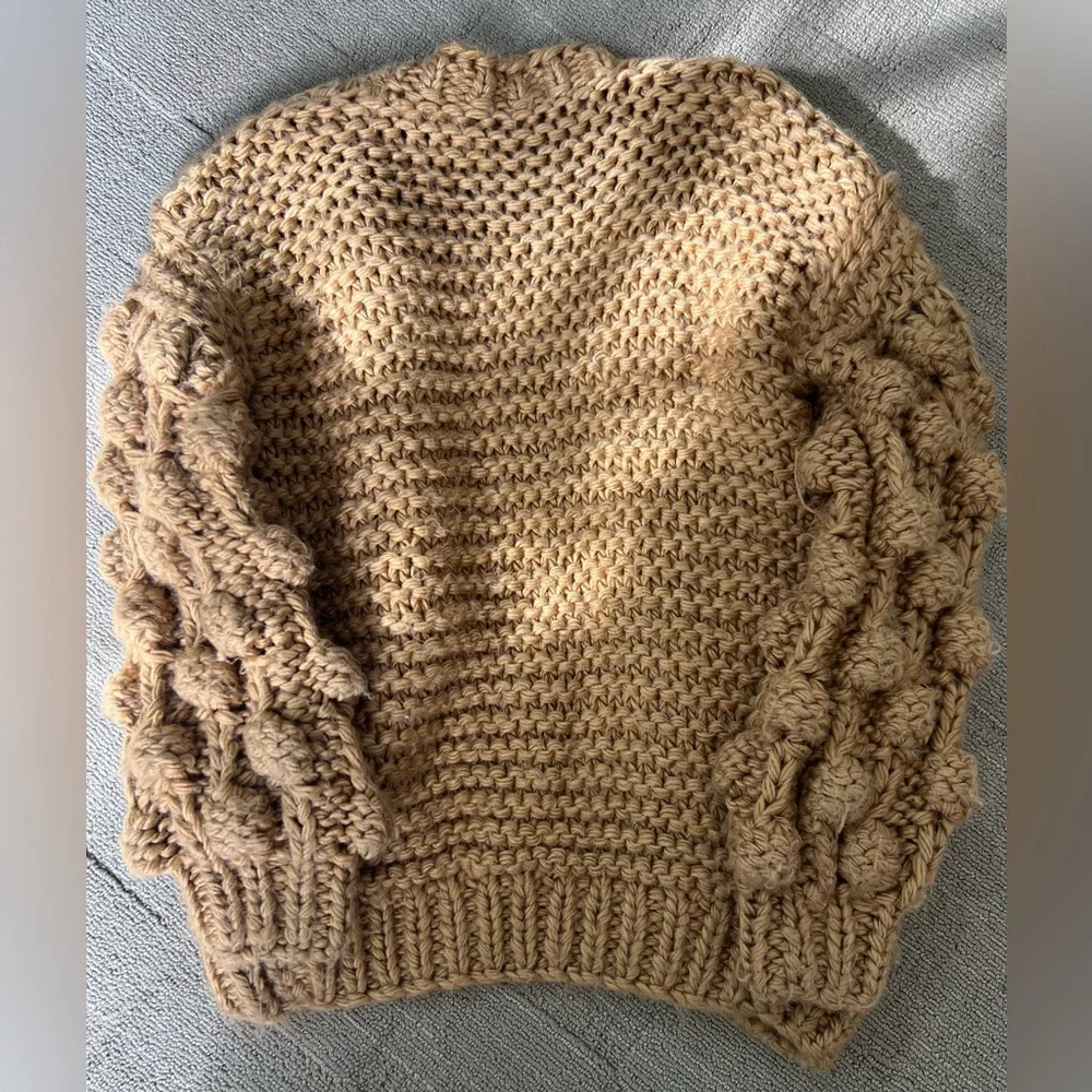 Chicwish Oversized Caramel Knit Sweater Cardigan - Picture 10 of 16